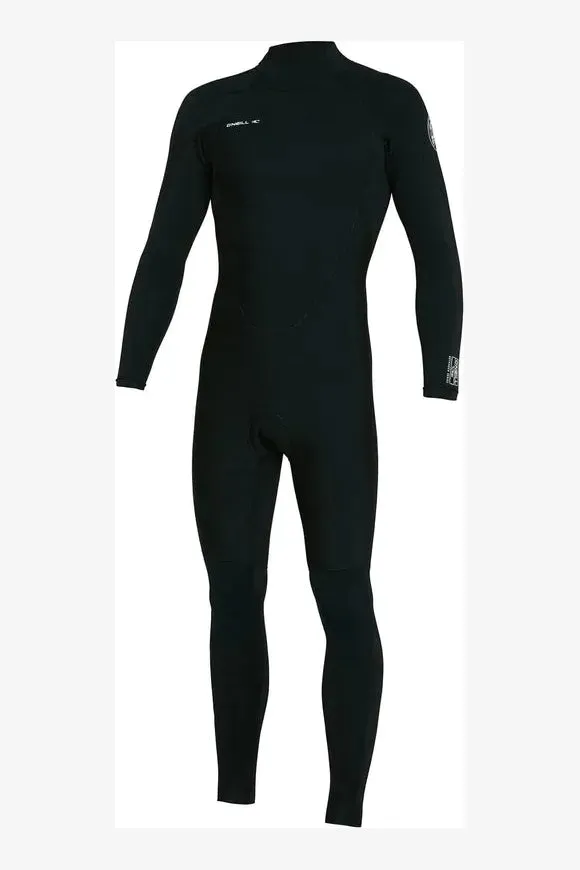 O'NEILL DEFENDER 4/3MM BACK ZIP STEAMER - BLACK