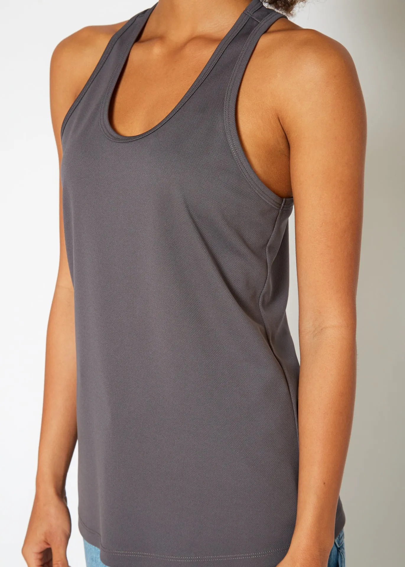 Women's Eco Friendly Reolite Tech Tank Top in Grey